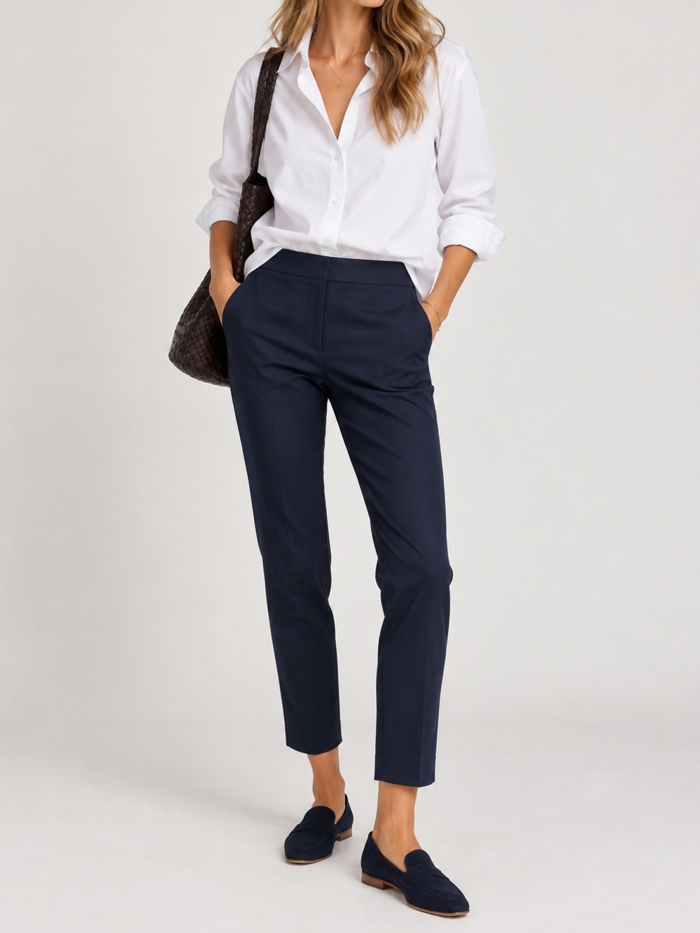 NWT Theory Thaniel Kenett Pants Work Slacks Navy Blue Trouser US 6 $245